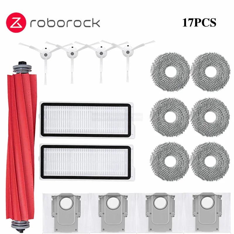 Roborock Q Revo MaxV/Q Revo S/Q Revo Pro Robot Vacuums Cleaner Accessory Dust Bag Main Side Brush HEPA Filter Mop Cloths Spare