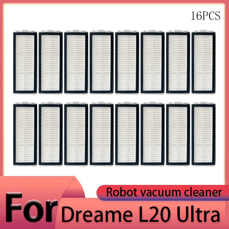 Dreame L20 Ultra Robot Vacuum Cleaner Accessories Main Brush Side Brush HEPA Filter Mop Cloths Dust Bag Spare Par