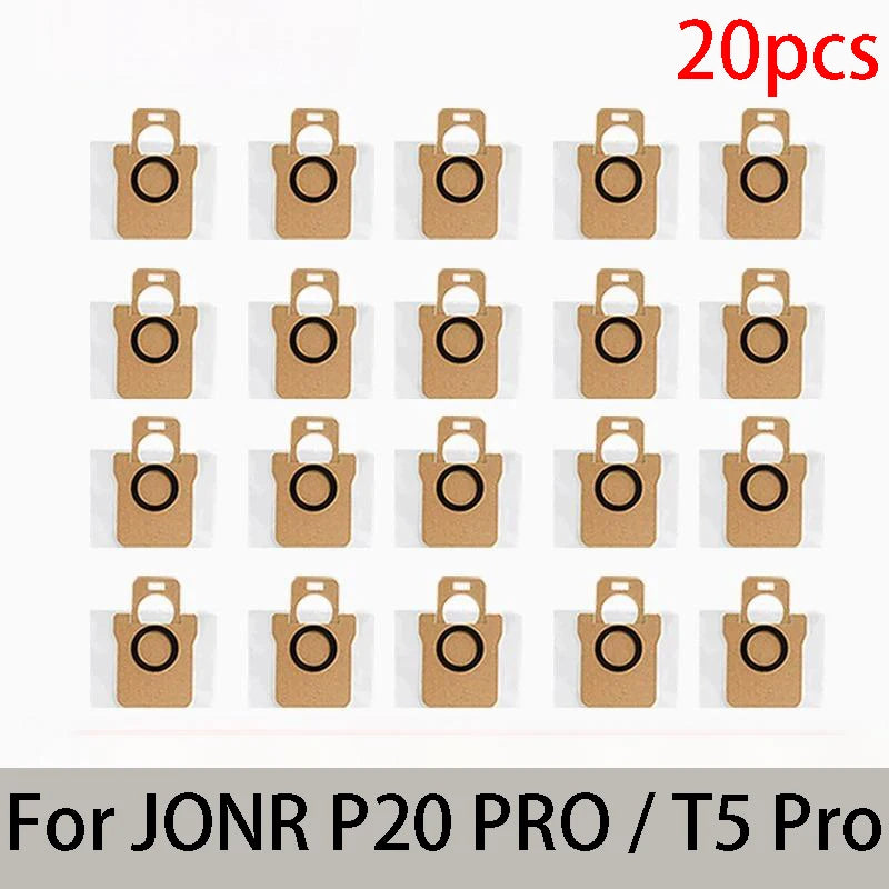 For JONR P20 PRO / T5 Pro Robot Vacuum Cleaner Accessories Main Side Brush Hepa Filter Mop Cloth Dust Bag Replacement