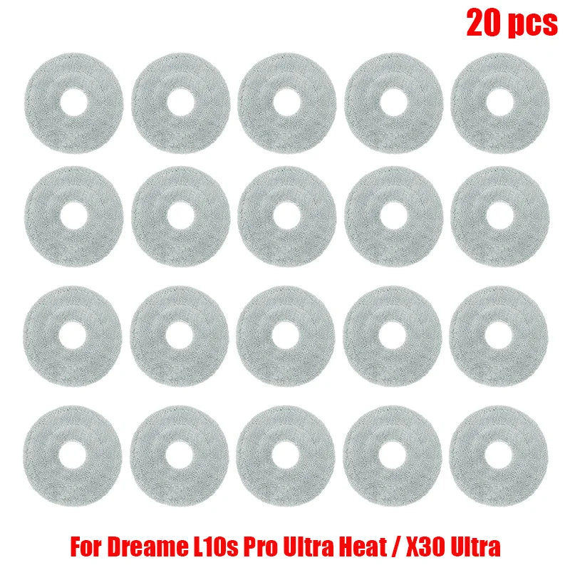 Dreame L10s Pro Ultra Heat / X30 Ultra Robot Vacuum Cleaner Parts Main Side Brush Mop Cloth Hepa Filter Dust Bag Accessories