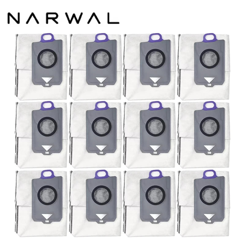 Narwal Freo Z Ultra Robot Vacuum Spare Parts Main Side Brushes Mop Cloths HEPA Filters Dust Bags Accessories