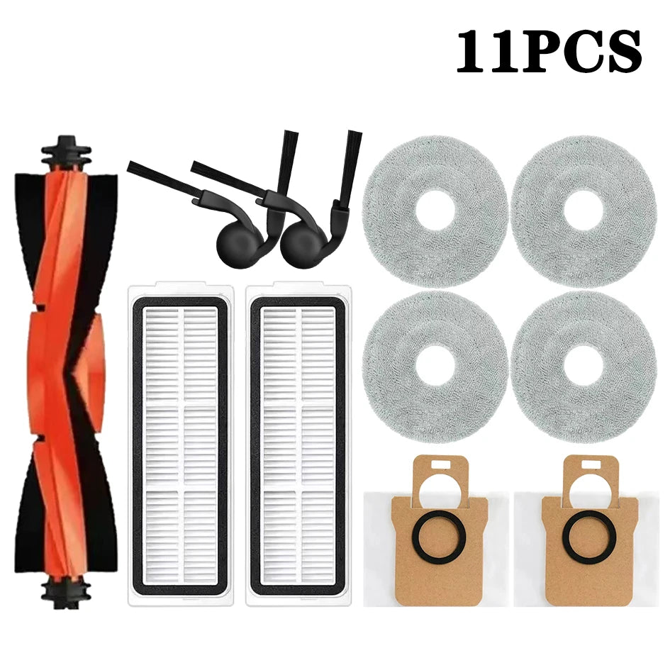For Xiaomi Robot Vacuum 5 Pro/OV21GL Robot Vacuum Cleaner Accessories Mop Dust Bag Main Brush Side Brush Hepa Filter Replacement