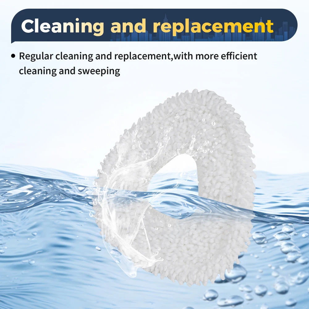 Sweeping Robot Mop Cloths for Narwal J3/ J4 / Freo X Ultra /