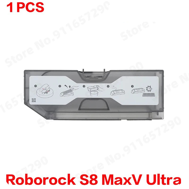 Roborock S8 MaxV Ultra Robot Vacuum Cleaner Accessories Mop Cloth Vacuum Bags Side Brush Filter Replaceable Spare Parts