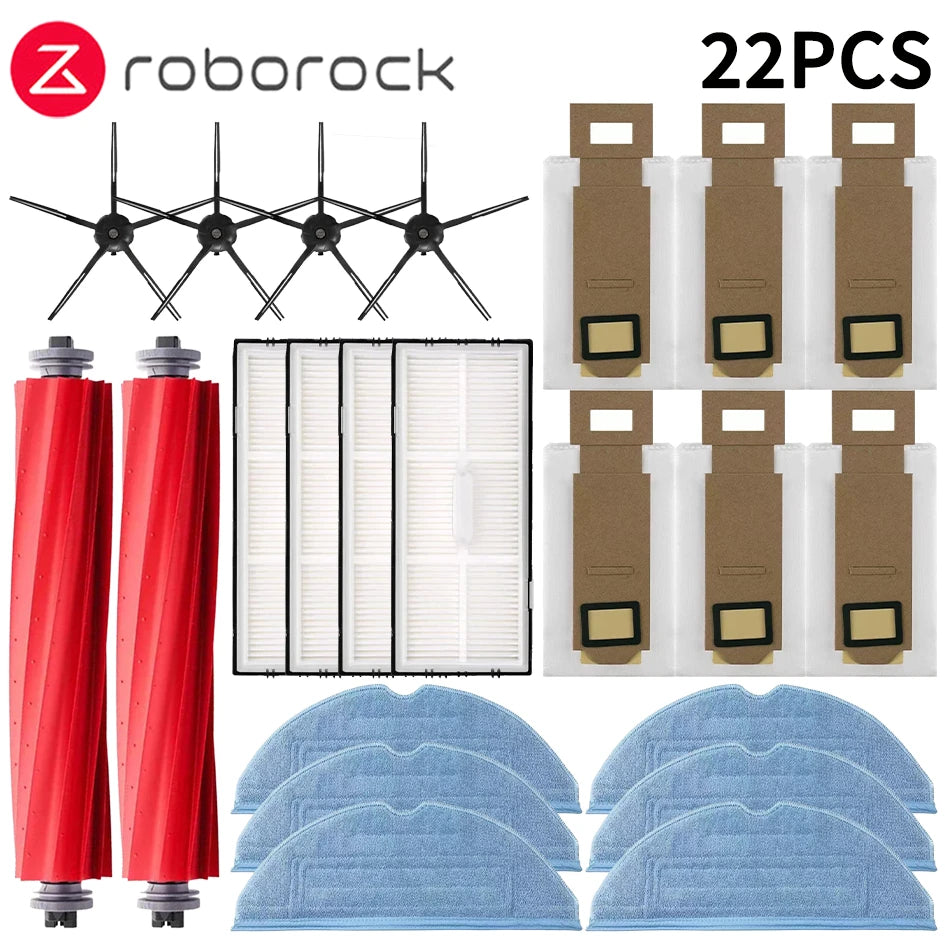 Roborock S7 S70 S7 Plus T7S T7S Plus Robotic Vacuum Cleaner Accessories Main Brush Hepa Filter Mops Dust Bag Replacement Parts