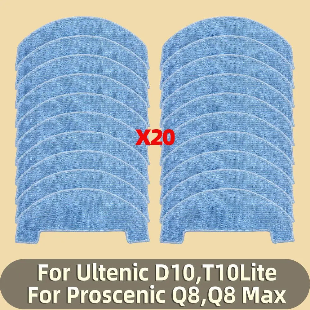 Accessories Fit For ( Ultenic D10 T10Lite Proscenic Q8 Q8 Max ) Vacuum Robot Main Roller Side Brush Mop Pad Filter Hepa Parts