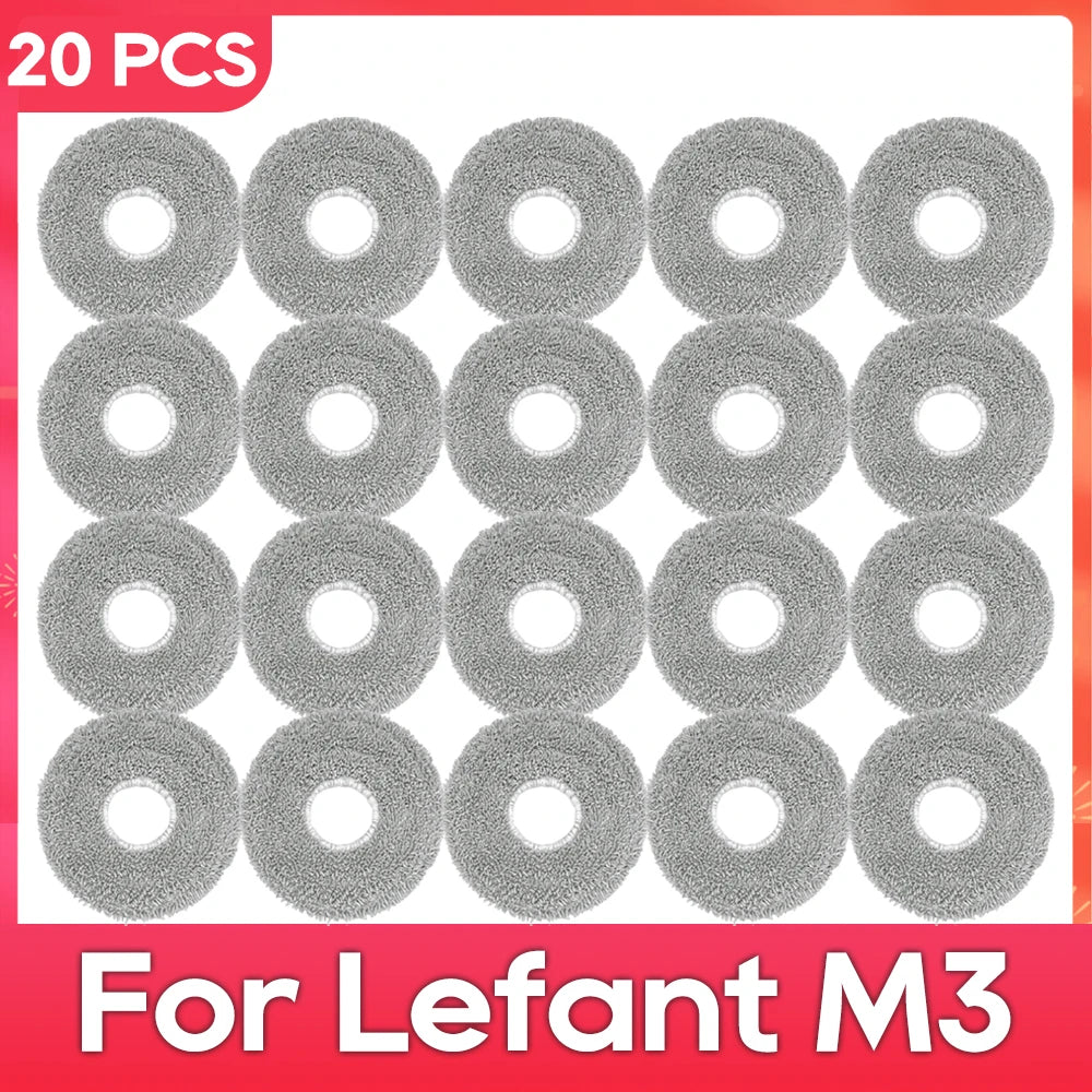 Fit For ( Lefant M3 / M3 MAX / M3L / Gen2 / Gen1 ) Brush Filter Mop Dust Bag Parts Accessories Robot Vacuum Cleaner Kit