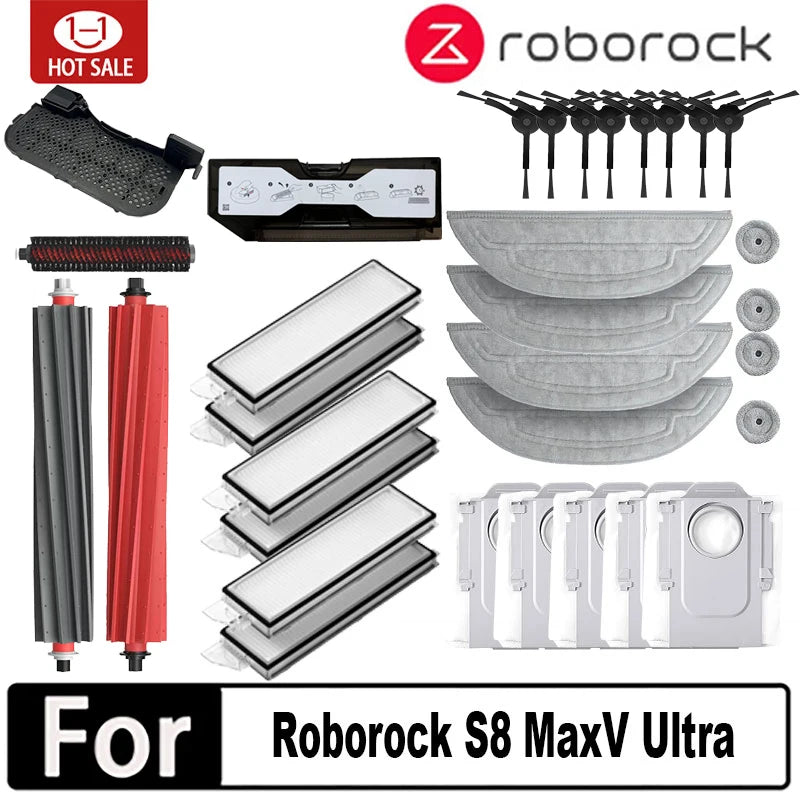 Roborock S8 MaxV Ultra robot Vacuum Cleaner Accessories mop 