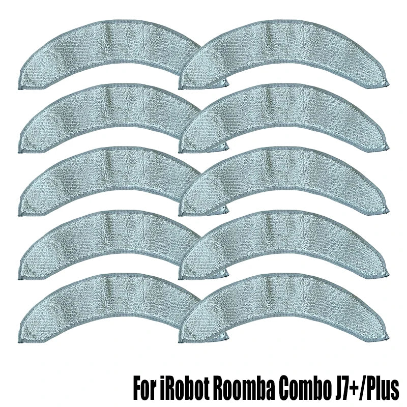 Replacement Washable Mop Reusable Wet Mopping Pads for IRobot Roomba Combo J7+/Plus Robot Vacuum Cleaner Mop Pad Accessories
