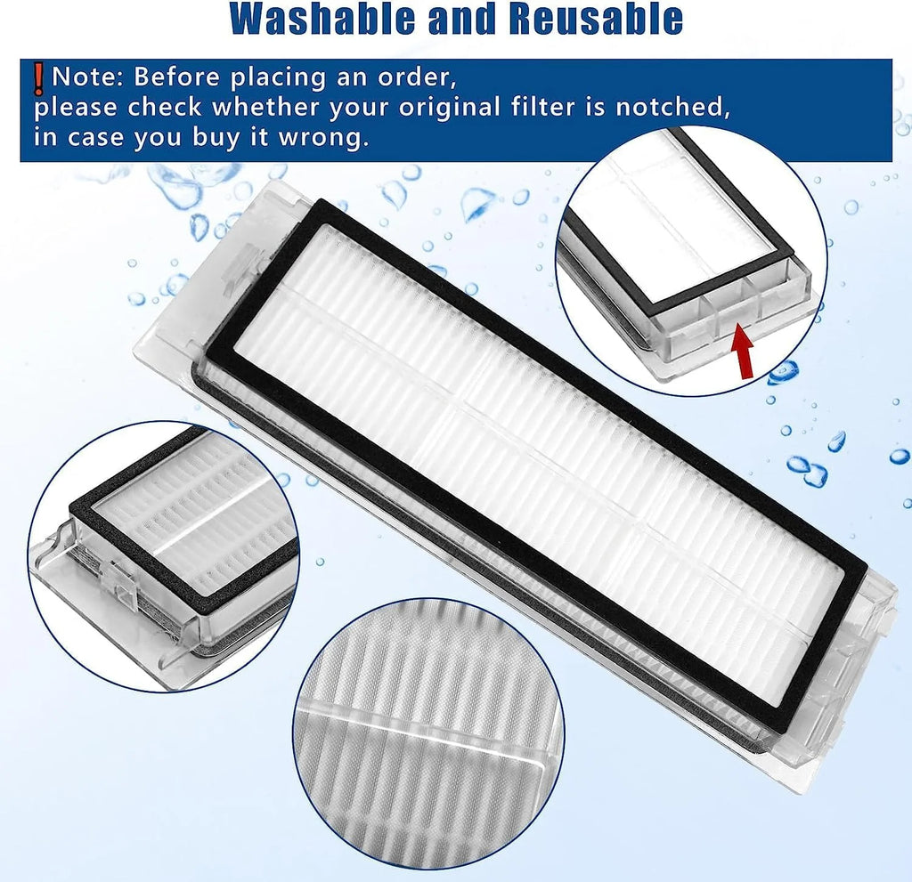 Roborock S5 MAX S50 MAX S55 MAX S6 MAXV HEPA Filter Side/Mai