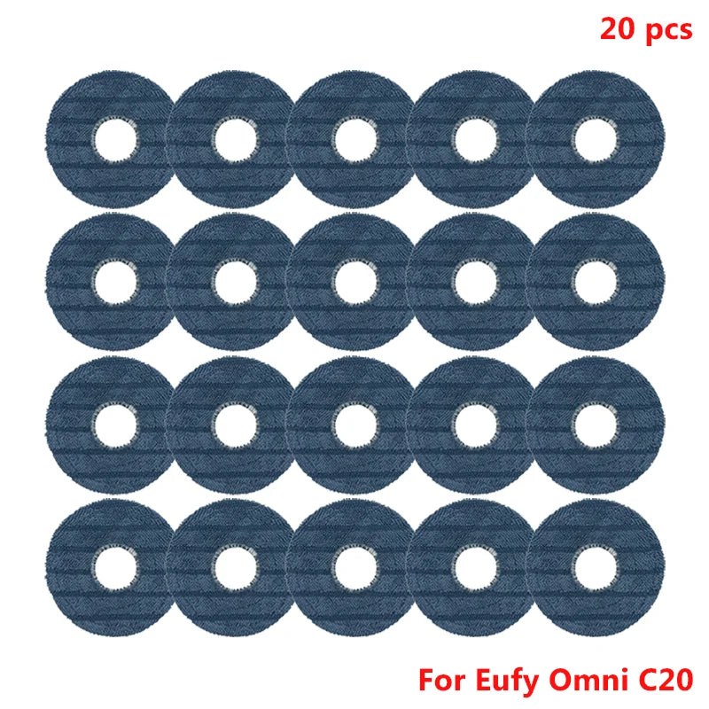 Fit For Eufy Omni C20 Robot Spare Vacuum Cleaner Accessories Main Side Brush Filter Mop Cloth Dust Bag Replacement Spare Parts