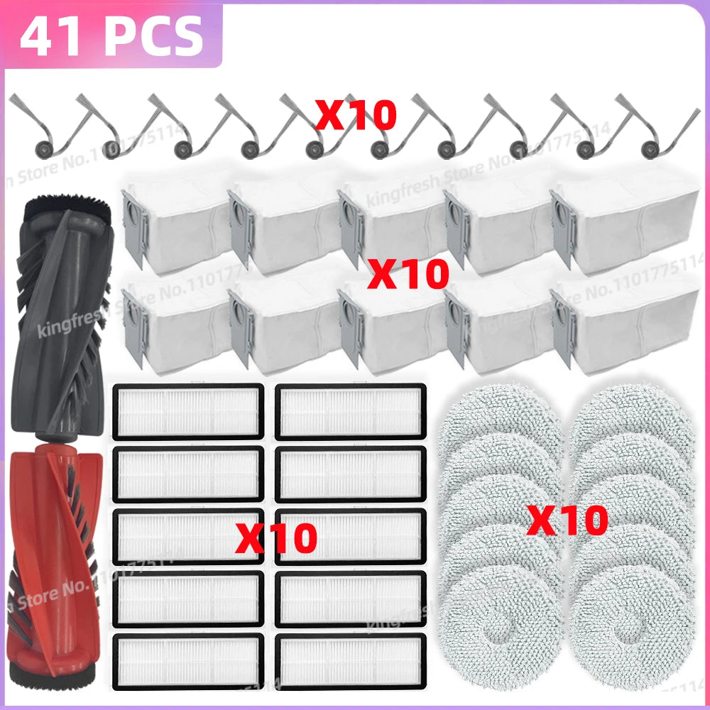 Fit For ( Roborock Qrevo 5AE / Qrevo C / Qrevo C Pro ) Parts Main Side Brush Dust Bag Mop Cloth Filter