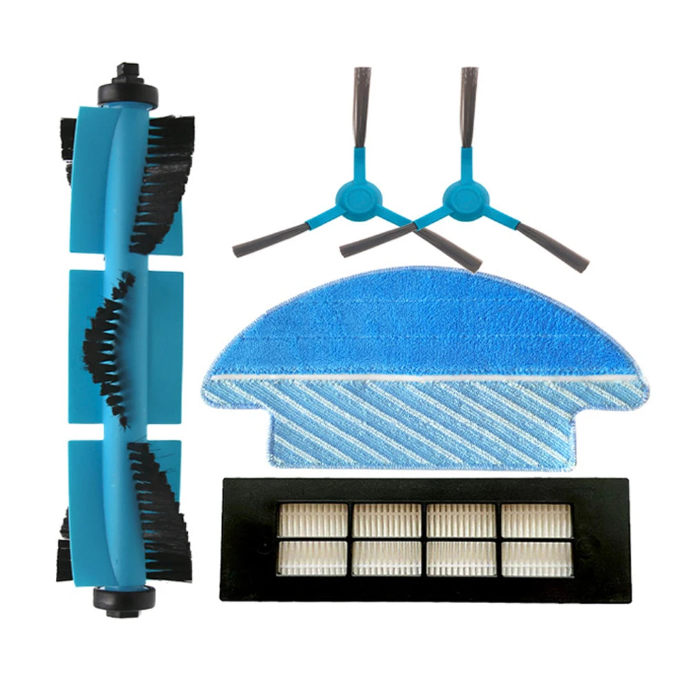 For Cecotec Conga 3090 Main Roller Side Brush Hepa Filter Mop Cloth Rag Robot Vacuum Cleaner Accessories Replacement Parts Kit