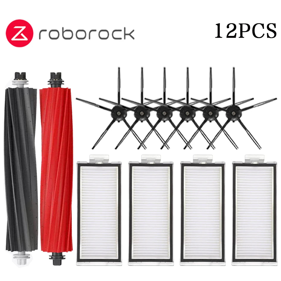 Roborock Q8 Max / Q8 Max+ / Q5 Pro / Q5 Pro+ Robot Vacuum Cleaner Accessories Main Brush Cover HEPA Filter Mop Pad Spare Parts