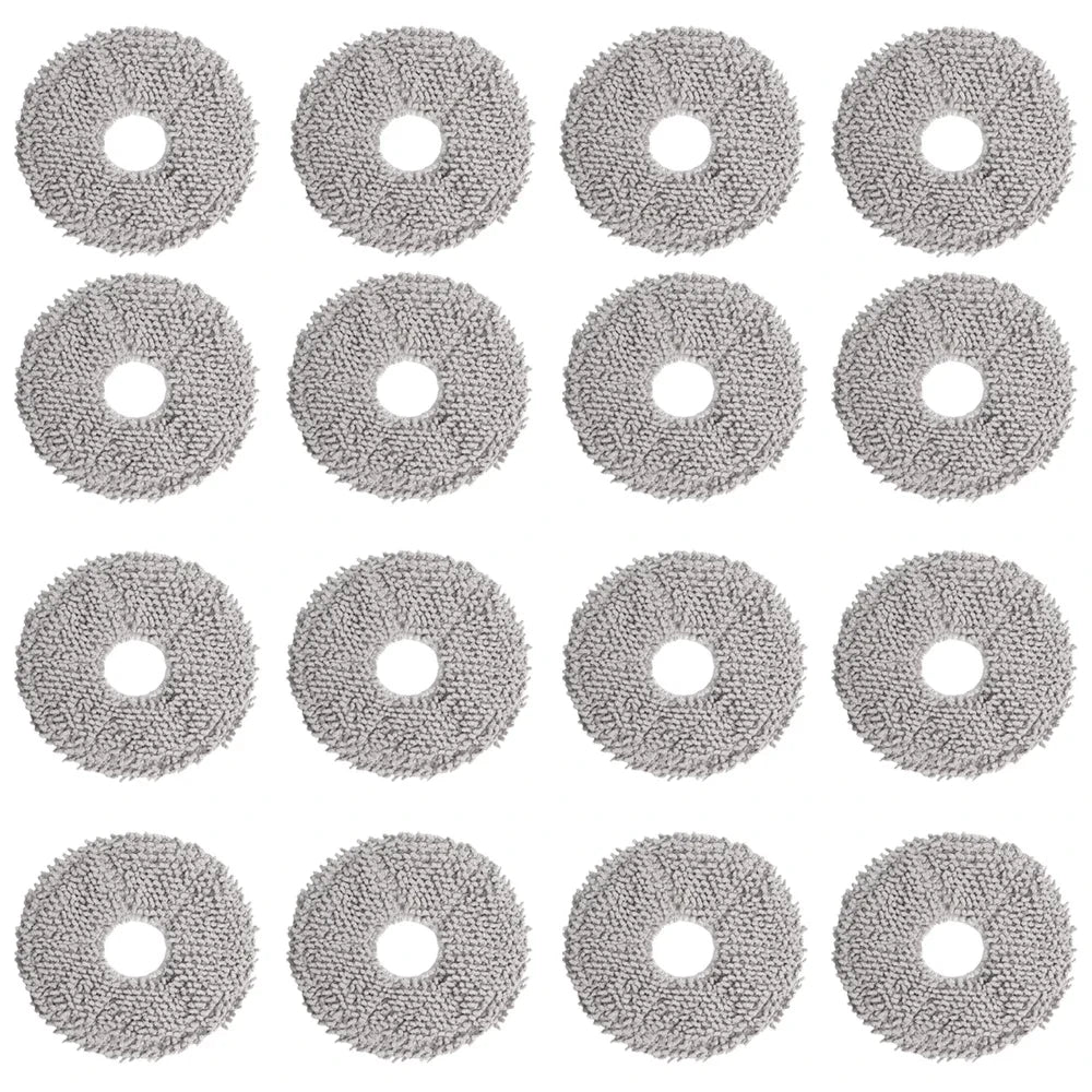 16PC Durable Mop Cloth Compatible Accessories For Xiaomi X20+ X10+ X20 Plus X10 Plus Robot VacuumMop Pad Replacement Spare Parts