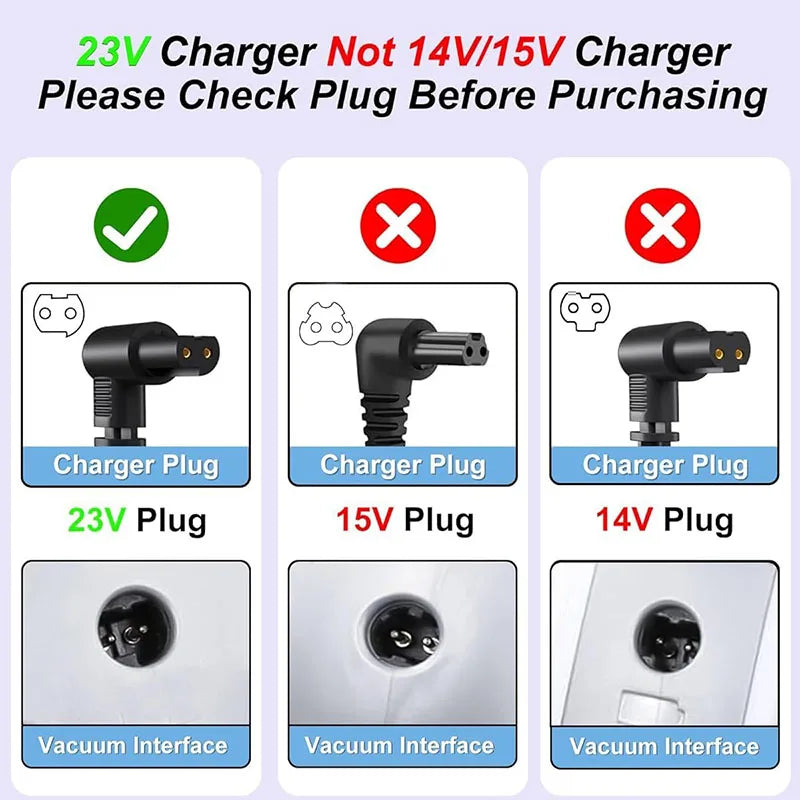 23V Vacuum Charger Replacement for Black &Decker Dustbuster 
