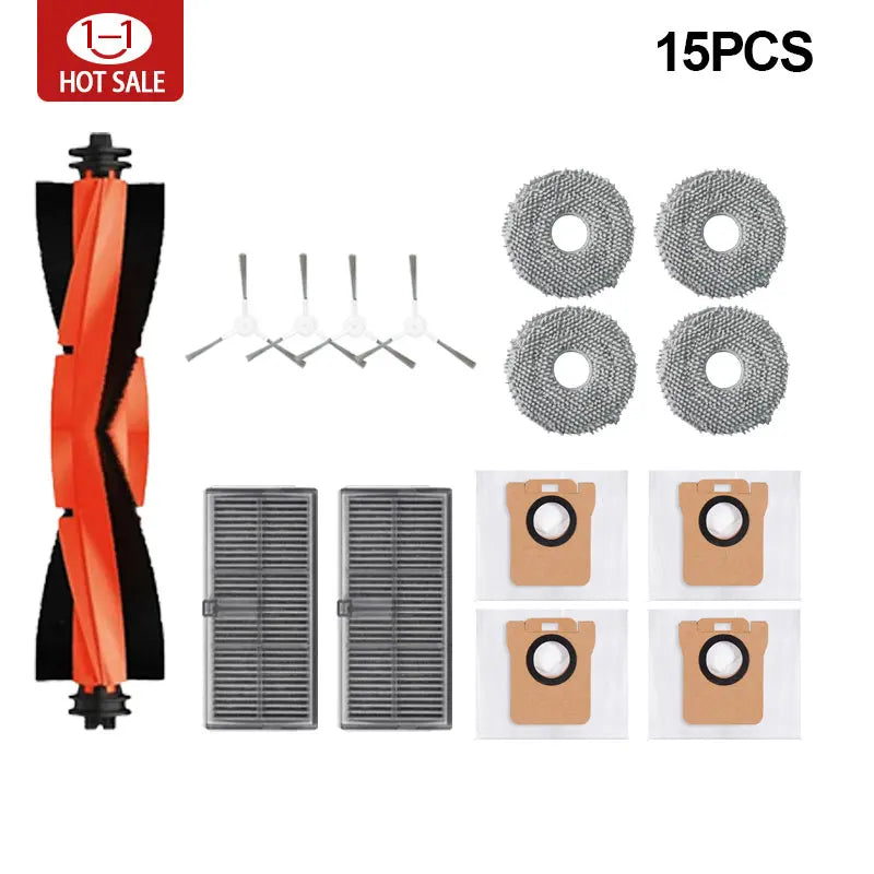 For Xiaomi Mijia M30S D103CN robot vacuum cleaner Accessories Main Side Brush Hepa Filter Mop Cloth Dust Bag Replacement Parts