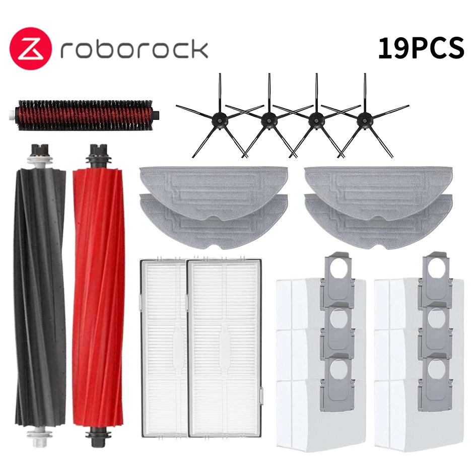 Roborock S8 Pro Ultra S8+ Robot Vacuum Cleaner Mop Choth Vacuum Bags Accessories Side Brush Filter Replaceable Spare Parts