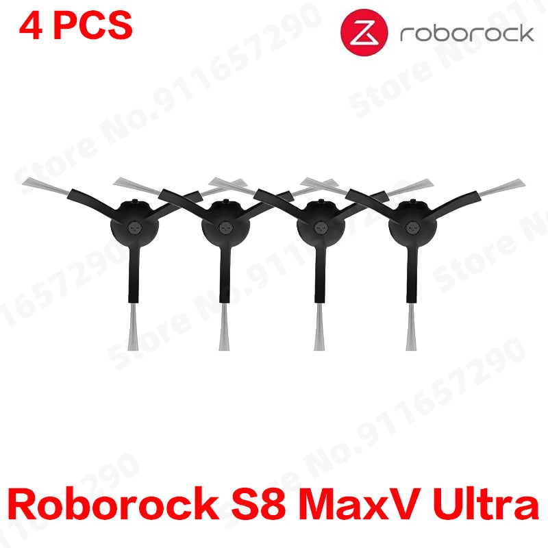 Roborock S8 MaxV Ultra Robot Vacuum Spare Parts Main Side Brushes Mop Cloths HEPA Filters Dust Bags Accessories
