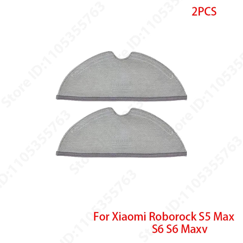 For Xiaomi Roborock S5 Max S50 S55 S5 S6 MaxV S6 Pure E4 E5 Robot Vacuum Spare Parts Main Side Brush Hepa Filter Mop