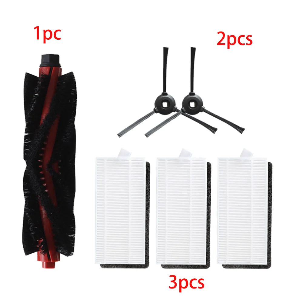 For Lefant M200/M201/ M501A/M520/M571/T700/U180 Roller Side Brush HEPA Filter Mops Robot Vacuum Accessories Kit Parts002