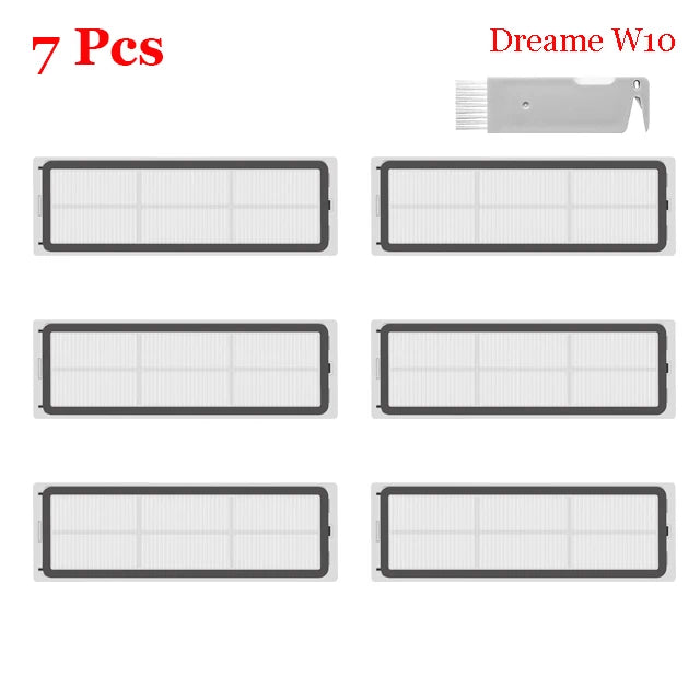For XiaoMi Dreame Bot W10 Self-Cleaning Robot Vacuum And Mop Main Side Brush HEPA Filter Mop Pad Dust Box Vacuum Cleaner Parts
