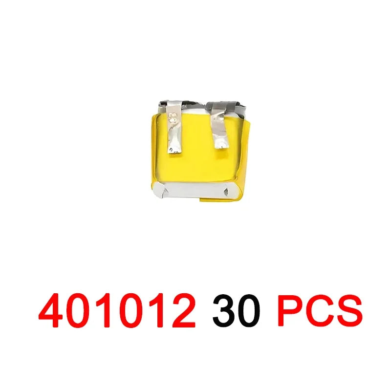 401012/501012 3.7V Battery 401012 3.7V 30mAh/40mAh Rechargeable Lithium Battery for Bluetooth Headsets Small Electronics
