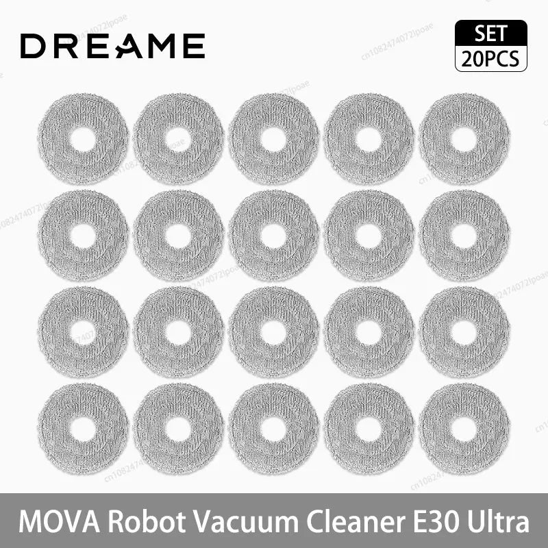 For MOVA E30 Ultra Robot Vacuum Cleaner Replacement Accessories Main Side Brush Mop Cloth HEPA Filter Dust Bag Spare Parts