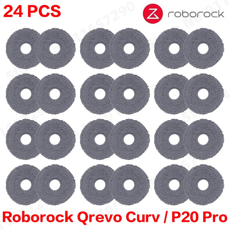 Roborock Qrevo Curv / P20 Pro Robot Vacuum Cleaner Hepa Filter Mop Cloth Dust Bag Accessories Replacement Parts