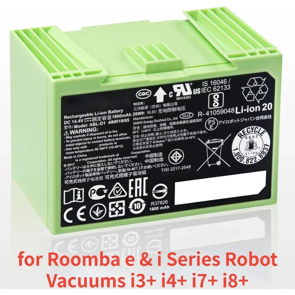 ABL-D1 14.4V 5000MAH Authentic Replacement Parts - Lithium I