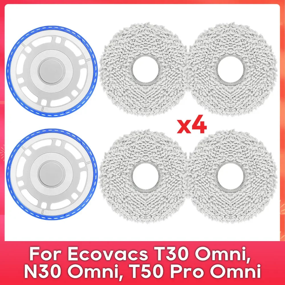 Mop Holder Bracket Fit For ( Ecovacs T30S COMBO T30 / T30 Pro Omni N30 / N30 Pro Omni T50 Pro Omni ) Part Accessories