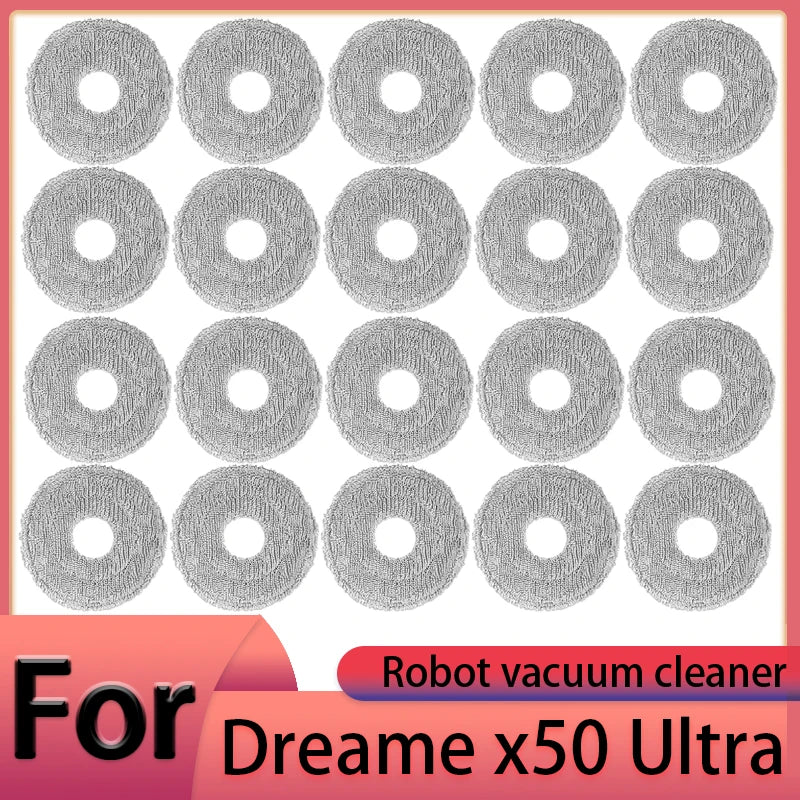 Dreame X50 Ultra Robot Vacuum Cleaner Accessories Main Brush Side Brush HEPA Filter Mop Cloths Dust Bag Spare Parts