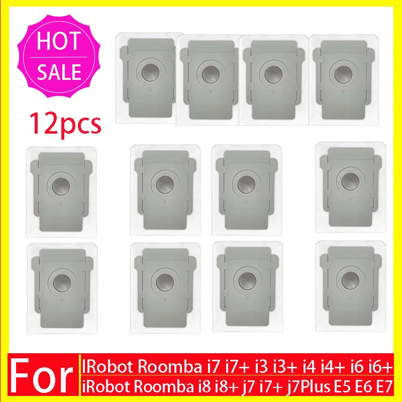 Main Side Brush Hepa Filter Dust Bag For iRobot Roomba i3 i4 i6 i7 i8 j7 E5 E6 E7 Spare Parts Robot Vacuum Cleaner Accessories