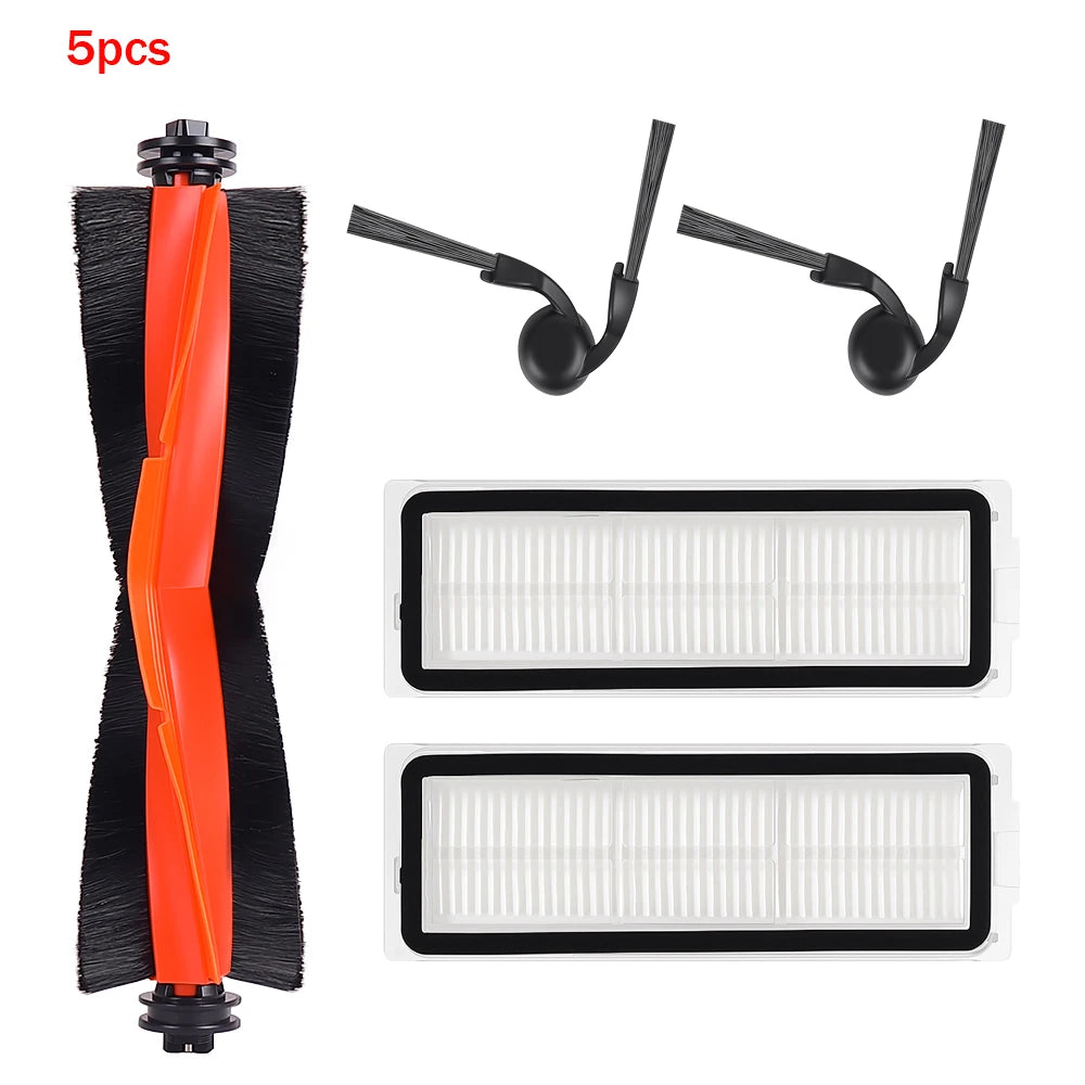 Perfect Fit Replacement Parts For Xiaomi Robot Vacuum 5 Pro OV21GL Hepa Filter Mop Cloth Side Brush Main Brush Dust Bag Kit