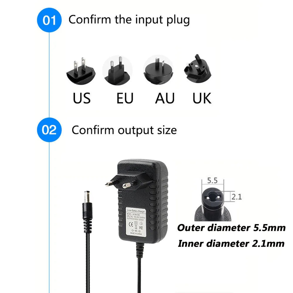 27V 0.5A 500MA Robot Vacuum Cleaner Power Cord Charger Power