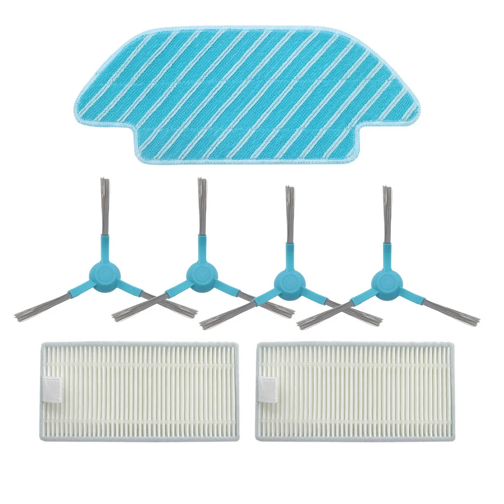 Side Brush HEPA Filter Conga Fabric Mop 4090 4690 4490 5490 Series Robot Vacuum Cleaner Accessories Fabric Mop Insertion Kit