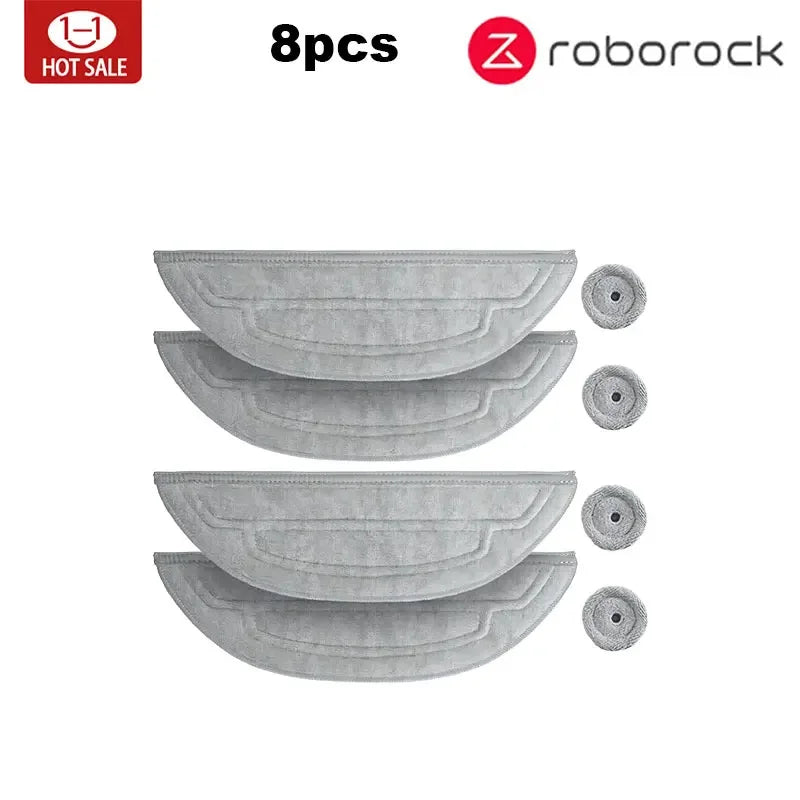 Roborock S8 Max V Ultra G20s Robot Vacuum Cleaner Accessories Mop Choth Vacuum Bags Side Brush Filter Replaceable Spare Parts