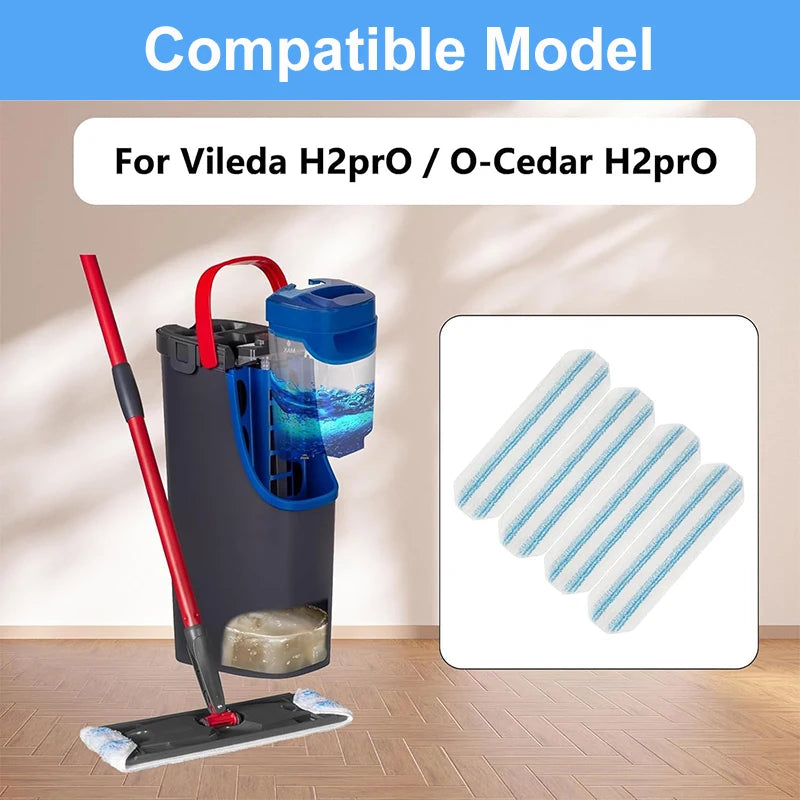 For Vileda H2prO/O-Cedar H2prO Robot Vacuum Cleaner Flat Mop