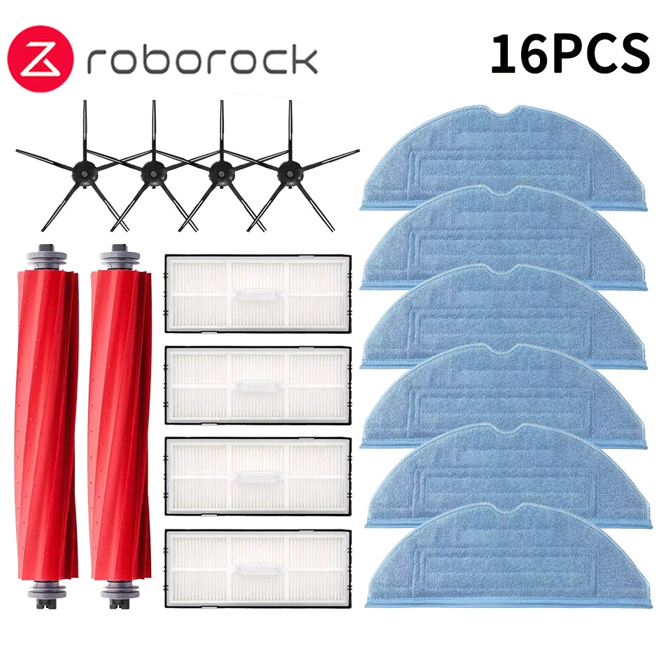 Roborock S7 S70 S7Max T7S Plus Robot Vacuum Cleaner Accessories Main Brush Cover HEPA Filter Mop Pad Spare Parts