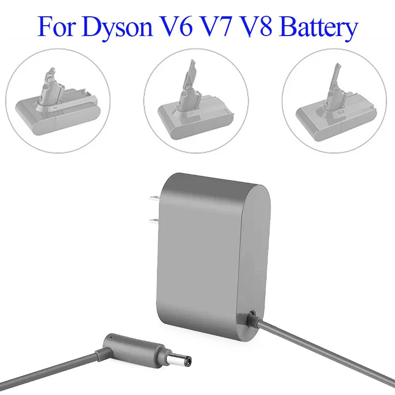 For Dyson V6 V7 V8 Vacuum Cleaner Charger Adapter Replaceabl