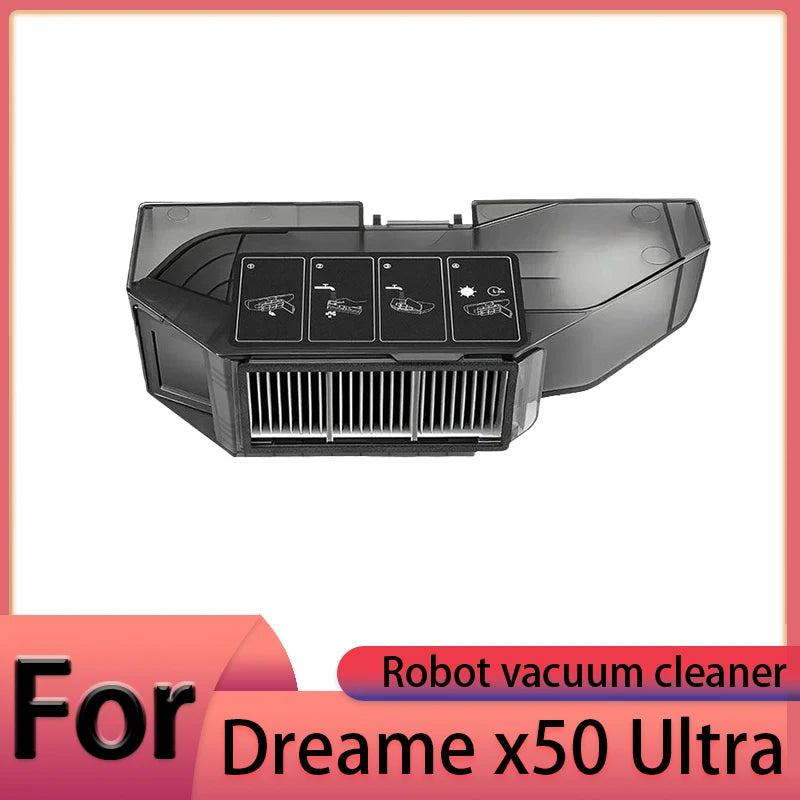 Dreame X50 Ultra Robot Vacuum Cleaner Accessories Main Brush Side Brush HEPA Filter Mop Cloths Dust Bag Spare Parts