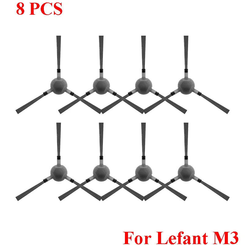 Accessories For Lefant M3 / M3 MAX / M3L HEPA Filters Robot Vacuum Cleaner Main Side Brush Mop Cloth Pads Dust Bags