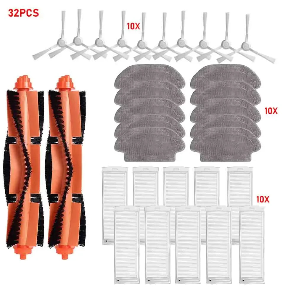 Replacement Parts For Xiaomi Robot Vacuum Mop P Pro 2S/XMSTJQR2S/3C B106CN S10 S12 T12 B106GL Main Side Brush Filter Mop Cloth