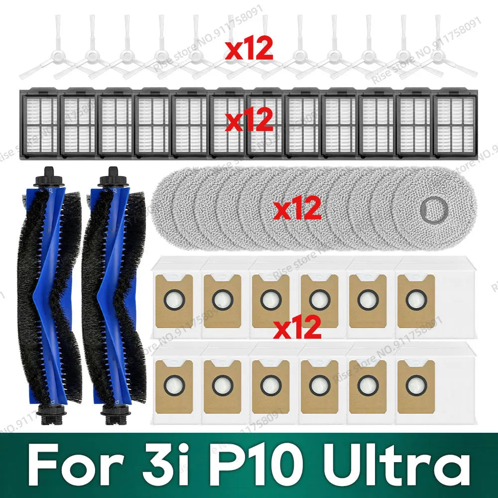 Compatible for ( 3i P10 Ultra ) Accessories Hepa Filter Mop 