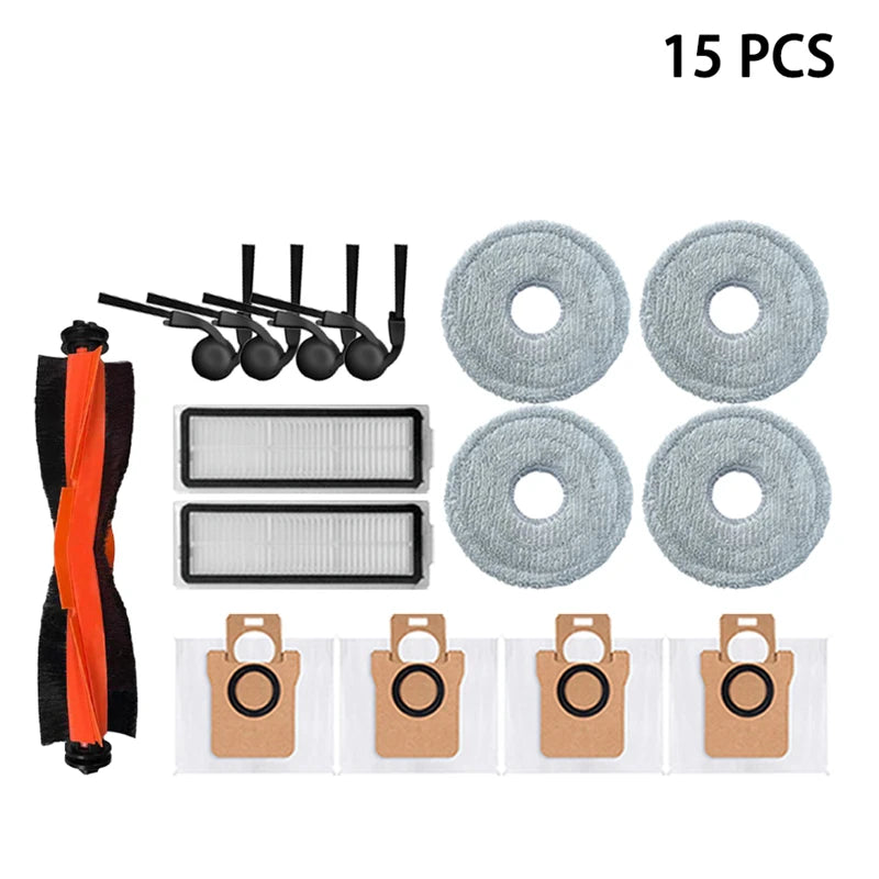 For Xiaomi Robot Vacuum 5 Pro / OV21GL Cleaner Accessories Main Brush Side Brush Hepa Filter Mop Cloth Dust Bag Parts Spare