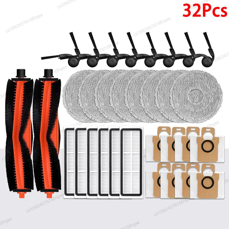 For Xiaomi H50 PRO / OV42GL Robot Vacuum Cleaner Accessories Main Side Brush Mop Cloth HEPA Filter Dust Bag Spare Parts