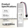 14.4V 5600mAh Replacement Battery 4S2P-MMBK P2150-4S2P-XWDLS
