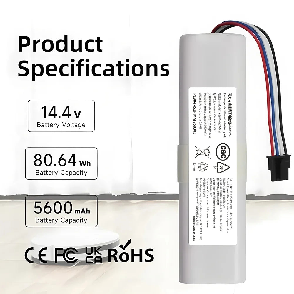 14.4V 12800mAh Replacement Battery 4S2P-MMBK P2150-4S2P-XWDL