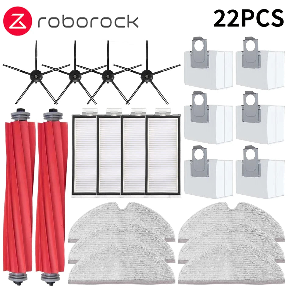 Roborock Q7 Max / Q7 Max+ / Q7 Plus / T8 HEPA Filter Robot Vacuum Cleaner Spare Parts Main Side Brush Mop Cloth Dust Bag