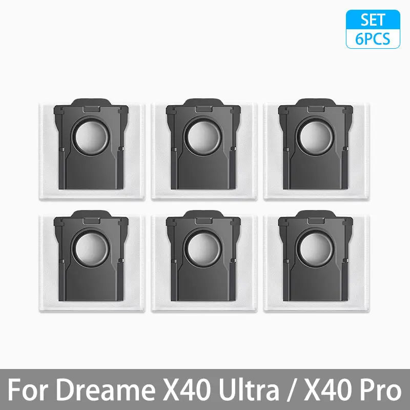 Dreame X40 Ultra / X40 Pro Accessories Rubber Main Side Brush Mop Cloth Dust Bag HEPA Filter Robot Vacuum Replacement Parts